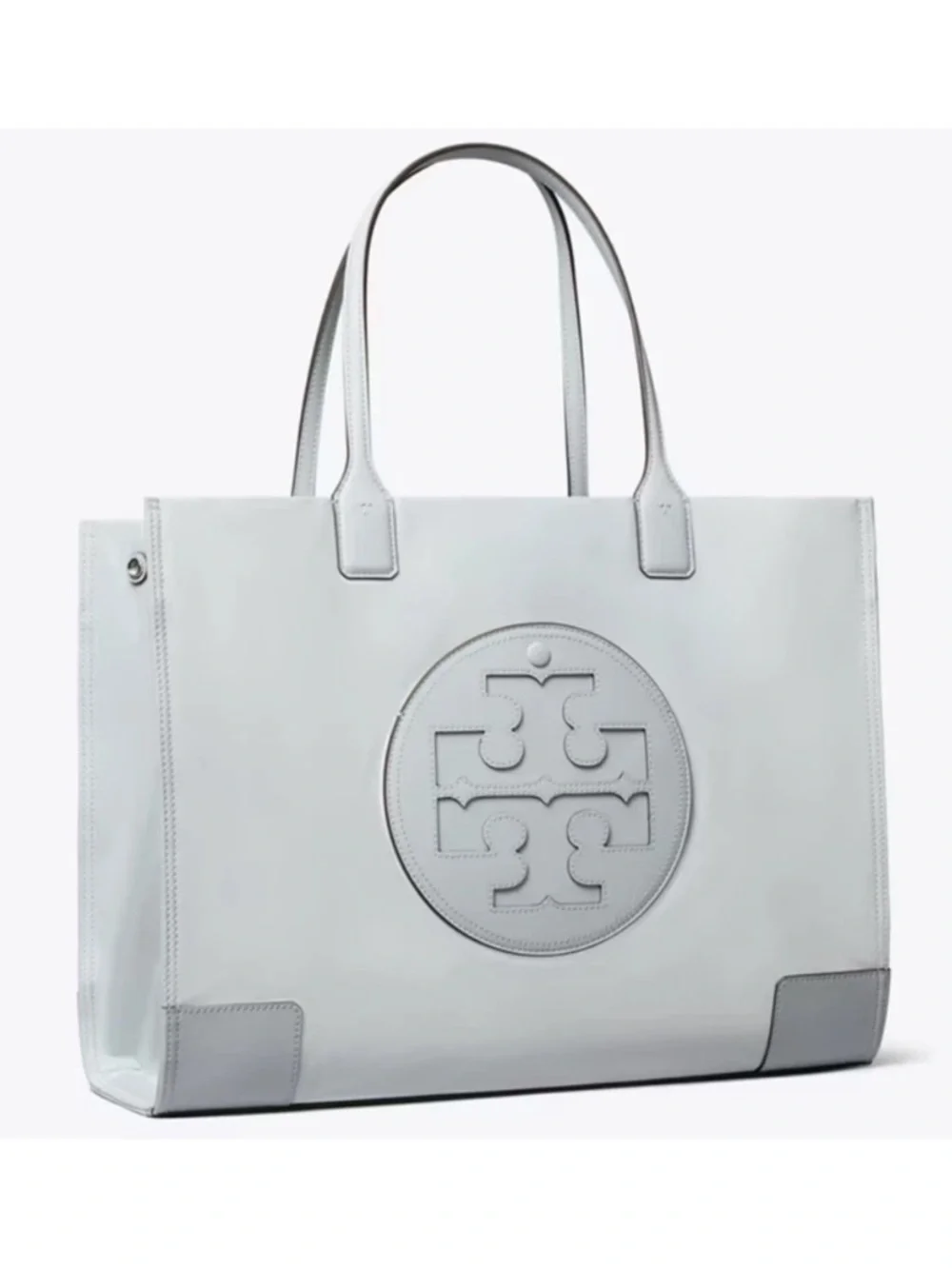 NWT TORY BURCH Handbag Ella Large Tote Bag Powder Blue